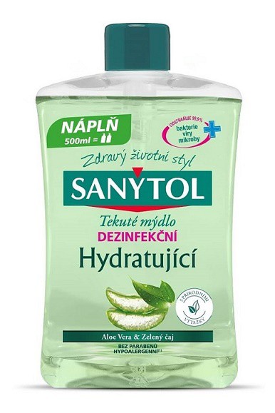 Sanytol dezinfekční mýdlo 500ml NN Aloe | Toaletní mycí prostředky - Tekutá mýdla - Bez dávkovače